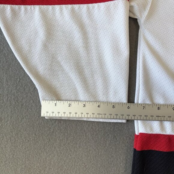 Vintage New Jersey Devils CCM Jersey White Adult Small 1990's NHL Hockey USA - Picture 6 of 16